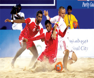   مصر اليوم - نادي النصر يحتل صدارة دوري كرة القدم الشاطئيّة الإماراتي